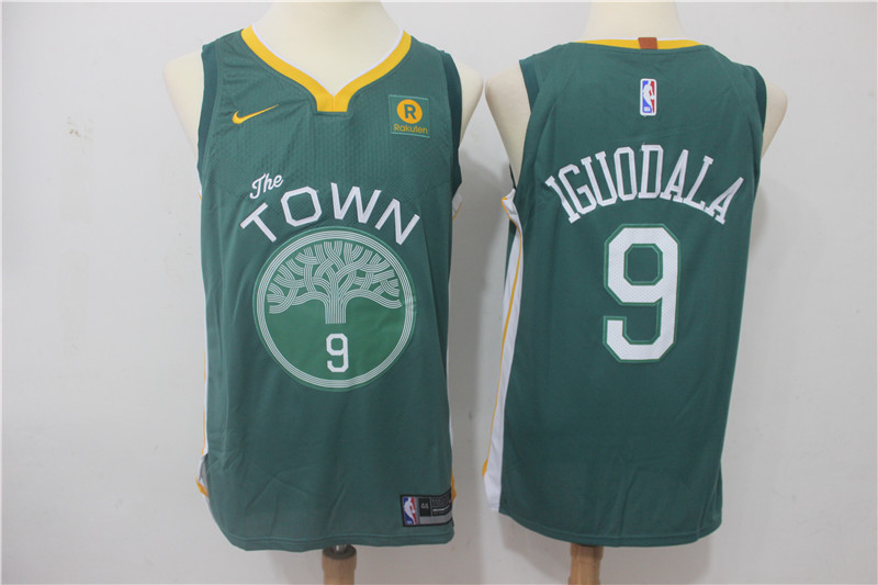 Men Golden State Warriors #9 Iguodala Green Game Nike NBA Jerseys->golden state warriors->NBA Jersey